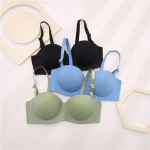Seamless Push Up Intimates Bras Women Garments Apparel Wirefree Bralette Bra 1pc - Picture 1 of 19