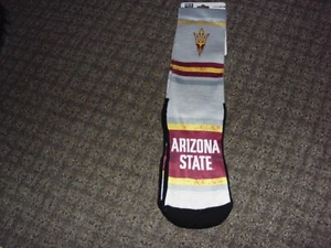 Men's Rock Em Socks Arizona State Logo L/XL 9-13 Socks NEW w/ Tags - Picture 1 of 2