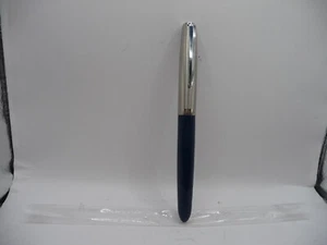 Parker Vintage 21 Blue Fountain Pen--ball clip--fine point - Picture 1 of 6
