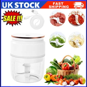 Electric Vegetable Chopper Salad Fruit Mandolin Slicer Food Dicer Cutter Peeler - Picture 1 of 9