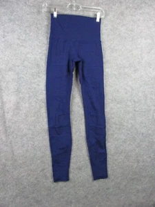 Pantalón Lululemon Wunder Mujer 4 Leggings Azules Alta Tecnología Malla Yoga - Imagen 1 de 11