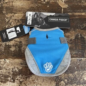 Canada Pooch Dog Blue Chill Seeker Cooling Vest Size 8, NWT - Picture 1 of 5