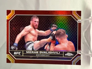 MERAB DVALISHVILI 2024 Topps Cromo UFC REFRACTOR MAGENTA SP - Imagen 1 de 3