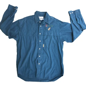 VTG Columbia Hunting Sportswear Men Medium Shooting Shirt High Desert Hunt Club - Picture 1 of 12