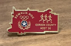 Atlanta 1996 Somalia NOC Gordon County Host Olympic NOC Pin - Picture 1 of 1