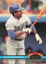 1991 Topps Stadium Club Alfredo Griffin Los Angeles Dodgers #524