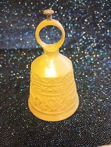 Vintage Messing Klosterglocke mit lateinischer Inschrift "vocem meam a ovime tangit" - Bild 1 von 4