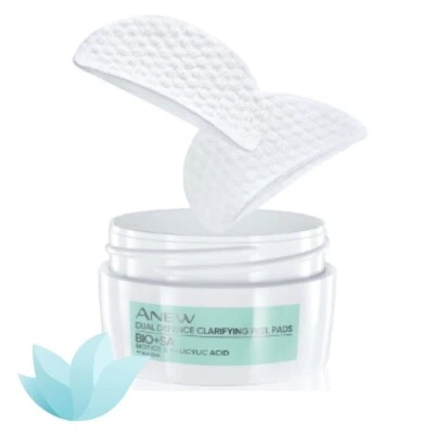 Avon Anew Dual Defence Clarifying Peel Pads 30pcs | Biotics & Salicylic Acid  - Image 1 of 4