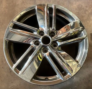 2010 NISSAN ELGRAND E52 Rider genuine alloy wheel 18inch 7.5J +55 5H/114.3 #5A - Picture 1 of 23