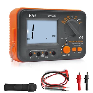 VC60B+ Digital Insulation Resistance Tester Megger MegOhm Meter 250/500/1000V - Bild 1 von 10