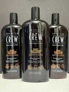 American Crew Daily Cleansing Shampoo - 3 Pack / 33.8 fl oz each - Picture 1 of 1