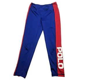 Polo Sport Ralph Lauren Leggings Yoga Gym Pants Red White Blue - S/P/Child 7 - Picture 1 of 6