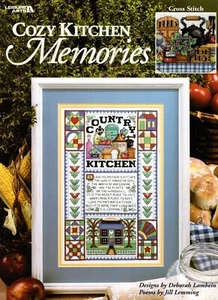 Cozy Kitchen Memories Cross Stitch by Deborah Lambein Leaflet 3312 NOS - Picture 1 of 2
