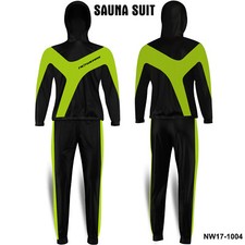Heavy Duty Sweat Suit Sauna Exercise Gym Suit Fitness Weight Loss with Hood