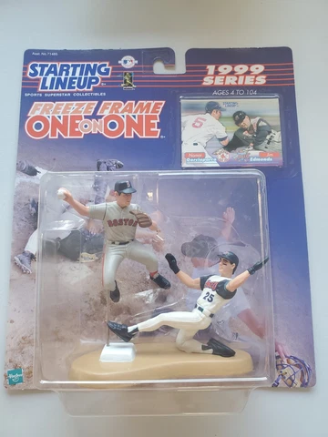 1999 Starting Lineup Freeze Frame One on One  NOMAR GARCIAPARRA Jim Edmonds NIB Cover