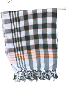 Cotton Linen Soft Scarf Shawls Men Wraps Bufandas  Fashion Striped Style