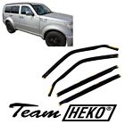 HEKO wind deflector for DODGE NITRO 5-door 2007-2012 dark 4 pcs set
