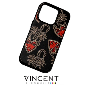 Cover Iphone CUORI, SCORPIONE ROSSI GRAFFITI, APPLE, Idea Regalo BAMBINO ADULTO - Foto 1 di 1
