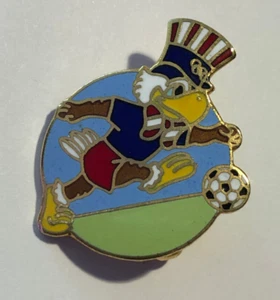 Olympics Sam The Eagle Soccer Lapel Pin/SHIPS FREE USPS 1st CLASS - Bild 1 von 4
