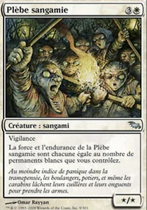 *MRM* FR/VF 4x Pl�be sangamie ( Kithkin Rabble ) MTG Shadowmoor - Imagen 1 de 1