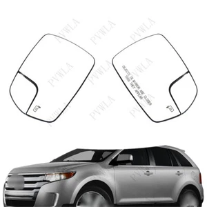 For Ford Edge 2015-2018 pair Left&Right Heated Mirror Glass W/ Backing Plate - Picture 1 of 20