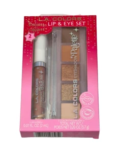 Dream to Gleam LA Colors 2 Piece Lip & Eye Set Girls & Teens - Picture 1 of 6