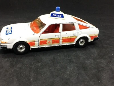 1981 Corgi ROVER 3500 Police Cruiser Car Die Cast 1:43 Play Worn - Image 1 of 4