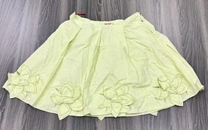 Gonna da passerella vintage Prada plissettata applique fiori IT 40= US 6ish - Foto 1 di 12