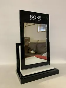 NEW HUGO BOSS MIRROR LOGO DISPLAY STAND SHOWCASE - Picture 1 of 4