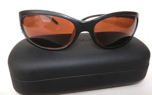 Costa Del Mar Fathom Vintage Matte Black Wrap Predator Sunglasses made in Japan - Picture 1 of 4
