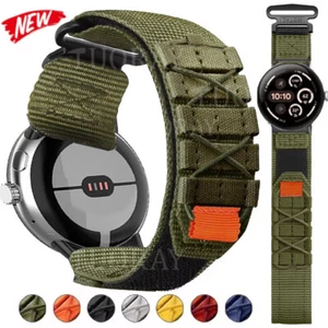 For Google Pixel Watch 3 2 1 41mm 45mm Military Rugged Nylon Band Strap Bracelet - Picture 1 of 17