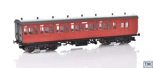 4P-020-501 Dapol OO Gauge GWR Toplight Mainline City BR Maroon 2nd Brake 3757 S6 - Foto 1 di 1