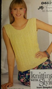 Jiffy Tops to Knit - Book 0462 - Simplicity - 4 Knit Patterns aaa - Picture 1 of 1