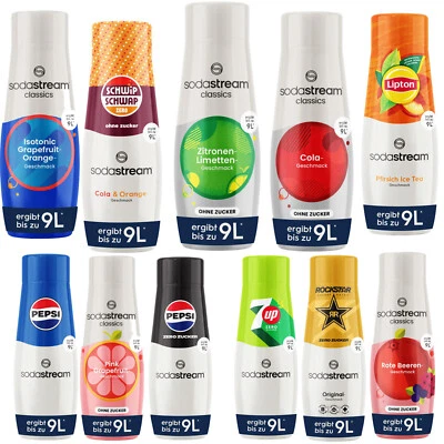 14,39€/L SodaStream Getränkesirup Sirup Drink Alle Geschmäcker (3x440ml) - Bild 1 von 4