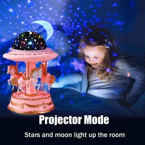 Toys For Girls Music Box Star sky Light Kids 3 4 5 6 7 8 Years Age Old Gift Xmas - Picture 1 of 11