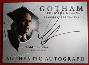 GOTHAM - TODD STASHWICK - Hand-Signed LIMITED EDITION Autograph Card - Picture 1 of 2