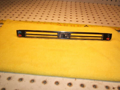 Mercedes Late W109,W108 Sedan center Control chrome Metal Lighted 1 Cover,Tye #3 - Image 1 of 4