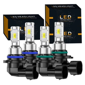 Xenon White LED Headlights Bulbs Kit for Chevy Silverado 1500 2500 HD 1999-2006 - Picture 1 of 12