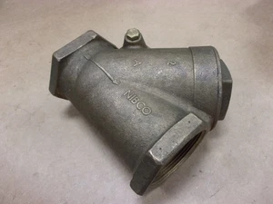 NIBCO T413B Y-Pattern Water Line Swing Check Valve 2" NPT Bronze 125 SWP 200 CWP - Picture 1 of 8
