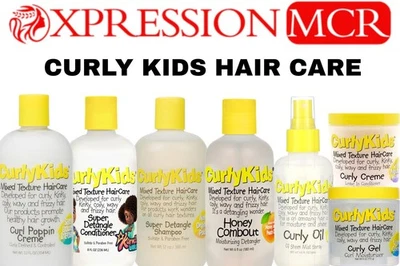 CURLYKIDS Lockige Kinder gemischte Textur Haarpflegeprodukte Vollsortiment UK-Verkäufer