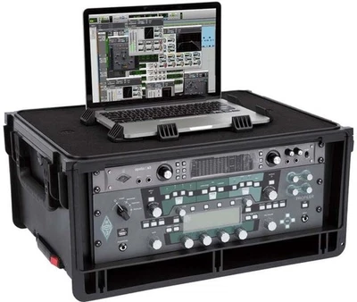 Fundas SKB moldeadas por inyección para computadora portátil/rack de 4U con ruedas y asa de tracción, 1SKB-ISF4U Foto 1 de 4