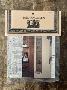Told in a Garden Cross Stitch Pattern “Simple Gifts” Amish Country Sampler NEW - Picture 1 of 3