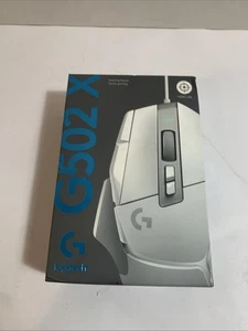 Logitech G502 X Wired Gaming Mouse - White - Afbeelding 1 van 4