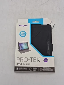 New Targus Pro-Tek For IPad Mini 6 Case Black THZ911US Antimicrobial Protection - Picture 1 of 2