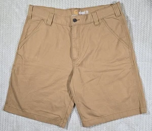 Carhartt Men's Rugged Flex Relaxed Fit Canvas Work Shorts 10" Sz 36 (Fits 34)  - Picture 1 of 8