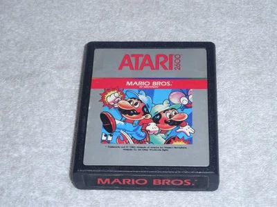 Mario Bros. Atari 2600 1983 Classic Retro Video Game Cartridge!!! BROTHERS LUIGI - Image 1 of 4