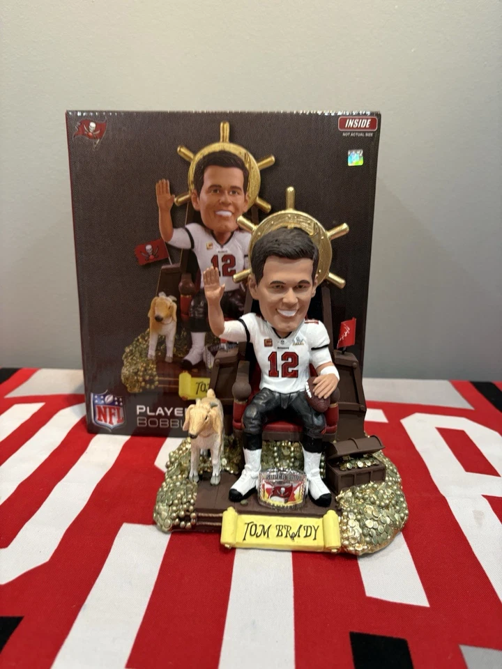 Tom Brady Tampa Bay Buccaneers 7x Campeón del Super Bowl Bobblehead Foto 1 de 1