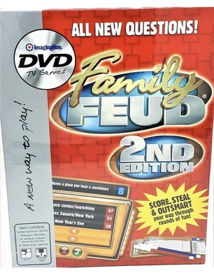 Family Feud 2nd Edition Interactive TV/DVD Game, Imagination, 2006 Excellent - Image 1 of 4