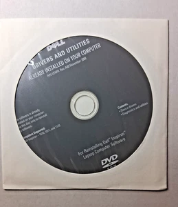 Drivers & Utilities Reinstallation DVD - Dell Inspiron Laptop 1010 1011 1110 New - Picture 1 of 2
