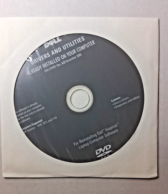 Drivers & Utilities Reinstallation DVD - Dell Inspiron Laptop 1010 1011 1110 New - Image 1 of 2